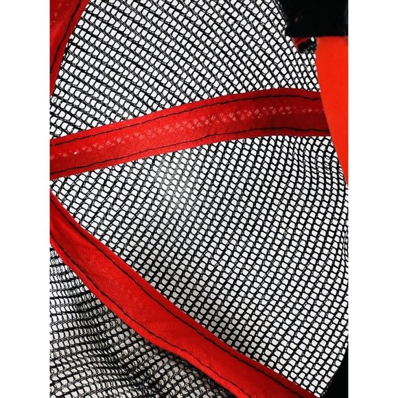 DC Comics Harley Quinn Mesh Trucker Hat Adjustable Black Red Snapback Cap - Picture 11 of 11